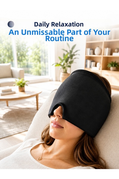 BŞK VİRGO Hot and Cold Compress Hat and Headache Relief Cap