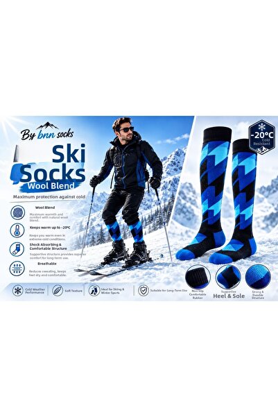 BY BNN SOCKS Wool Ski Socks That Keep You Warm up to -20 Degrees