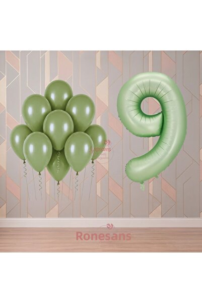 RÖNESANS PARTİ مجموعة حفلات عيد الميلاد ذات الطابع الأخضر لعمر 9 سنوات من رين...