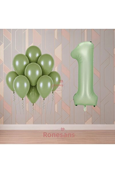 RÖNESANS PARTİ مجموعة حفلات عيد الميلاد ذات الطابع الأخضر لعمر سنة واحدة من ر...