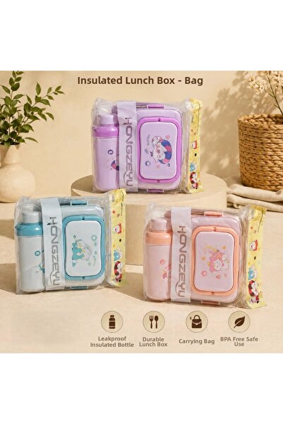 YerliÇöpPoşeti Nutrition Set for Children - Leak-Proof Water Bottle - Nutriti...
