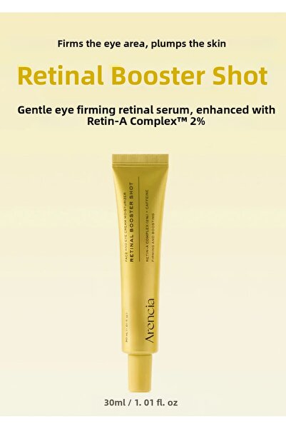 Arencia Vitamin C Booster and Retinal Booster Shot 2-Pack Skin Firming and Brightening Renewal Set 2X30Ml