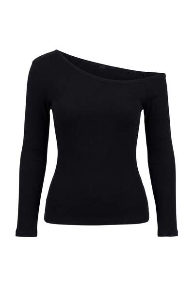 Trendyol Curve Bluză tricotată Indigo Kaşkorse, mărime mare