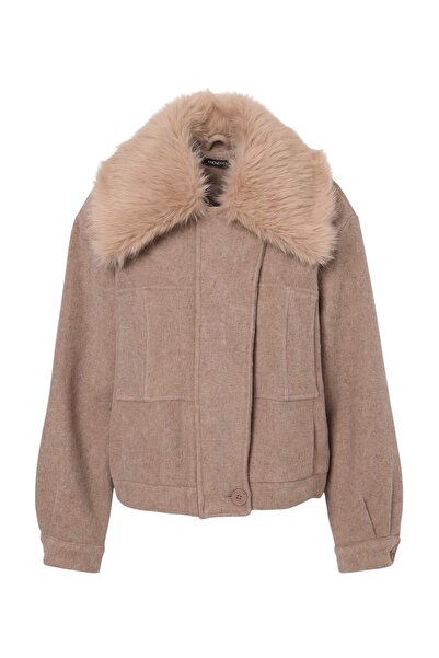 Trendyol Collection Mink Oversize Coat Twoaw27Mo00115