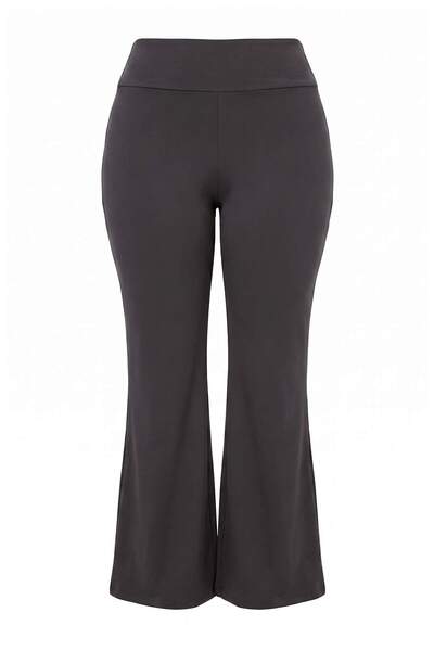 Trendyol Curve Anthracite Spanish Trotting Knitted Sweatpants Tbbaw27Aj00002