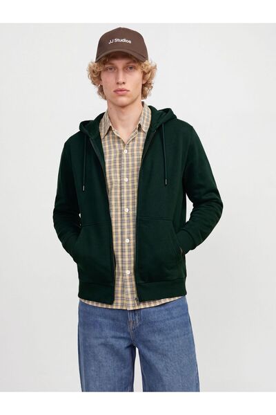 Jack & Jones Φούτερ με φερμουάρ " (Plain zip hoodie) or  "Απλό φούτερ με φερμ...