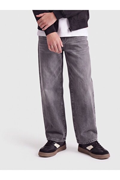 Only & Sons Jeans mit weitem Bein OSJCARL Mid Rise Ballon Schnitt Jeans