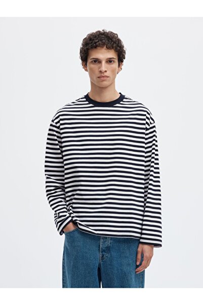 SELECTED Langarmshirt volného střihu