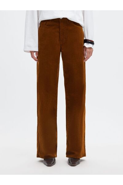 SELECTED Cordhosen Wide Fit