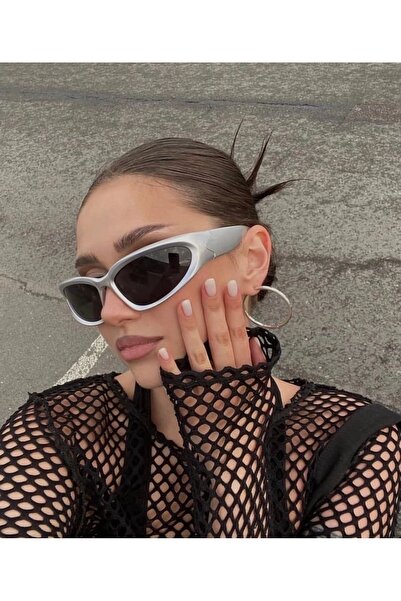 Goldmine Y2k Sunglasses Silver - Black
