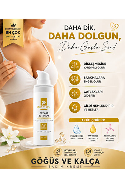 Purelith Göğüs dikleştirmeye yardımcı & Kalça Dolgunlaştırıcı Sıkılaştırıcı Ç...