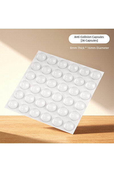 Choice 16-8mm 36Capsules Household Anti-Collision Silicone Pads & Stickers - ...