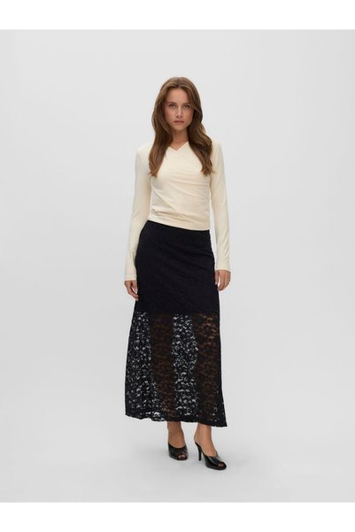 Vero Moda Rock VMDEA Hohe Taille Langer Rock