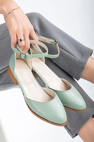 MaskButik Boty Tilda na nízkém podpatku Mint Green