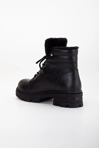 MaskButik Mabel Stone Leather Boots Black