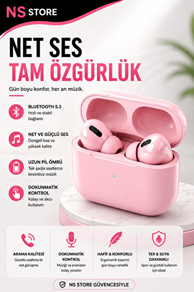 NS Store Bluetooth Ultra 5.0 Kablosuz Kulaklık Android Ve Ios Uyumlu