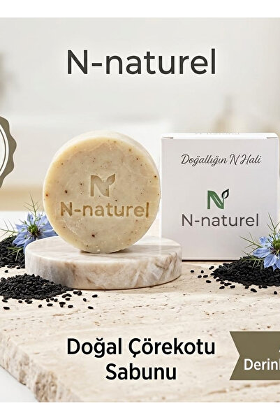 Doğal El Yapımı Çörek Otu Yağlı Sabun- Saç Dökülmesi ve Kepek Karşıtı 100 gr