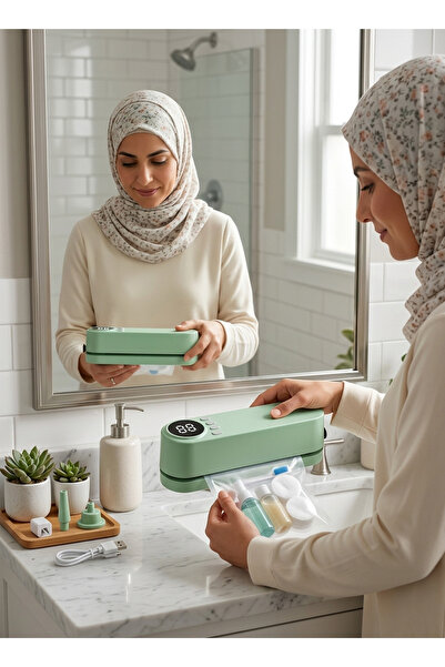 unbrand Rechargeable Vacuum Sealer, 3 Modes Cordless Food Sealing Machine, Po...