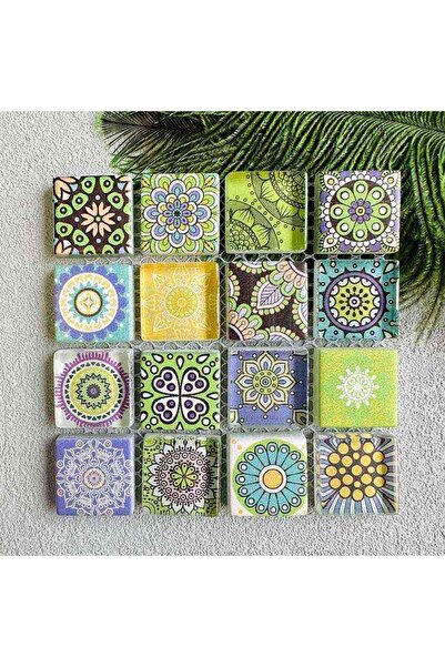 choice2 110G 2.5cmx2.5cm Type 1 4x4 110g Assorted Color Bohemian Glitter Glas...