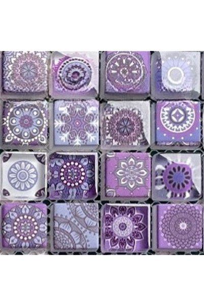 Choice1 110G 2.5cmx2.5cm Type 4 4x4 110g Assorted Color Bohemian Glitter Glas...