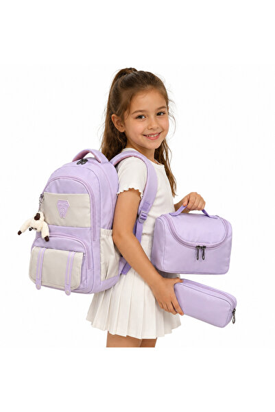 Bevitton First School Bag Set of 3 Unisex Children's Primary School Backpack ...