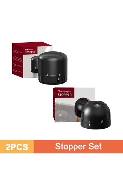Choice Stopper Set New Style Vacuum Wine Stoppers Reusable Champagne Bottle S...