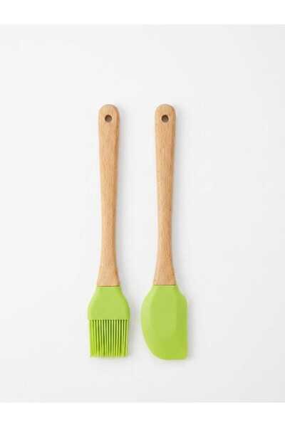 LEOXOL Silicone Spatula Set | 2PCS Heat Resistant 230°C Kitchen Tools | Cooki...