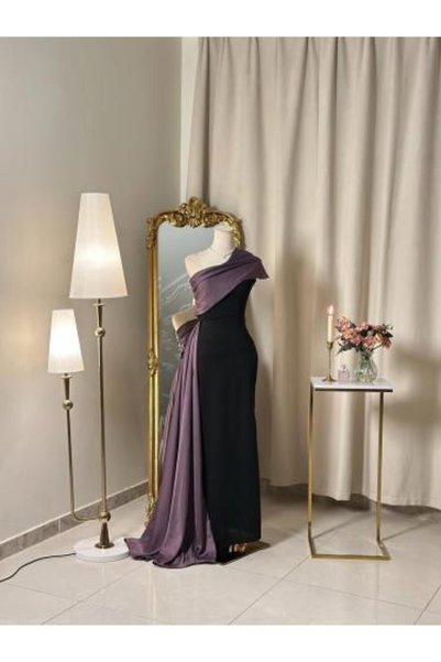 vanus fashion 6365-فستان سهرة طويل