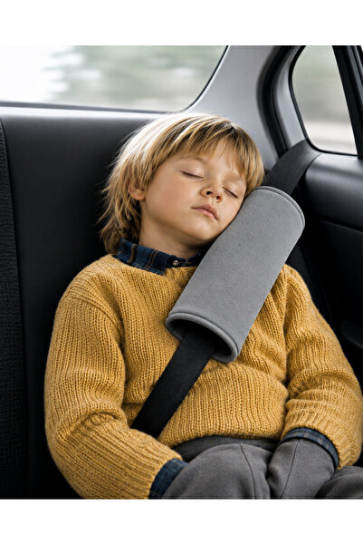 ubeybi Child Safety Belt Pillow Soft Cotton Comfortable Car Travel Pillow wit...