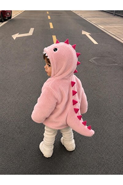 Minizade 3D dinosaurus plišani dječji kaput, 100% pamuk, unutrašnja podstava,...