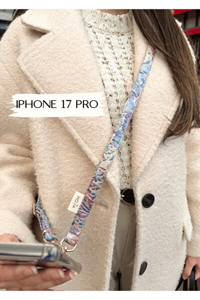 iPhone 17 Pro Shine Sirena Telefon Askısı - Askılı Telefon Kılıfı