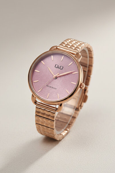 Q&Q Qc27j002y Rose Gold Çelik Bilezikli Kadın Kol Saati