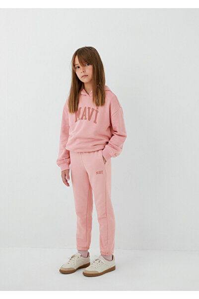 Mavi Pantaloni de trening roz cu logo imprimat 7010041-71015