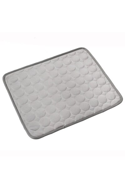 Choice 50x40cm Grey Pet Ice Mats Summer Cat Dog Sofa Nest Bed Cooling Sleepin...