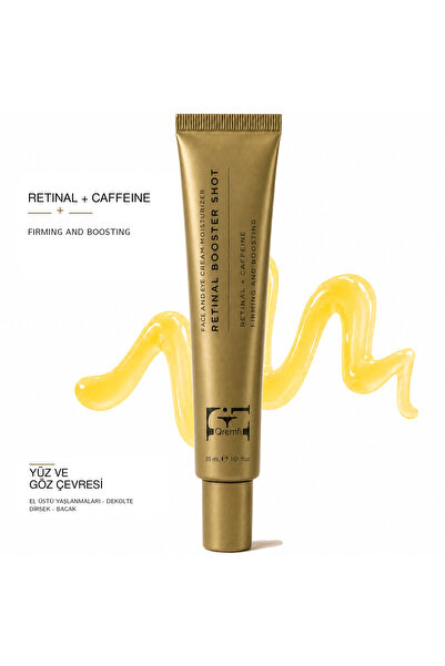 Qremfi Retinal + Caffeine Booster Shot 35 ml Yüz ve Göz Çevresi Sıkılık ve Ca...
