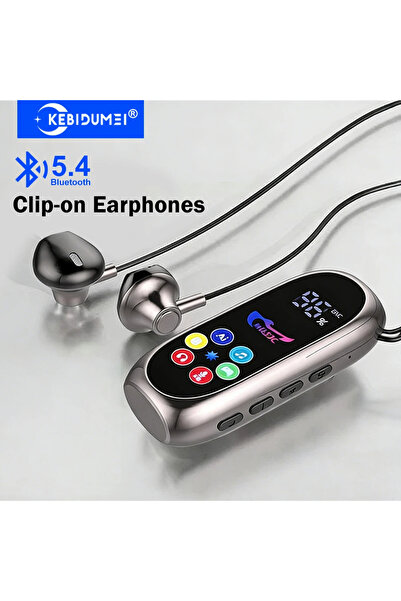 Choice Black KEBIDUMEI Clip-on Earphones Bluetooth 5.4 Headphones Gaming Head...