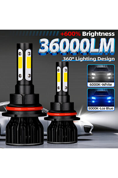 Choice7 Super Bright H11 6000K-White H7 H11 H13 LED Car Headlight Bulbs 36000...