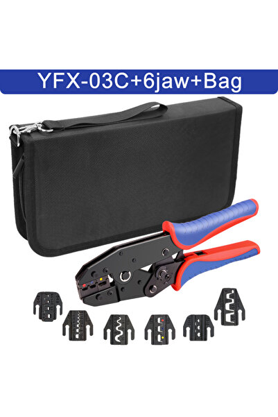 Choice YFX-03C 6JAW kit 8 In 1 Crimping Tools Sets YFX Quick Replace Jaw for ...