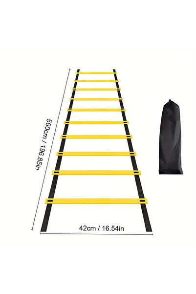 Choice 5m Agility Ladders with Nylon Straps for Speed Training Sports Flexibi...