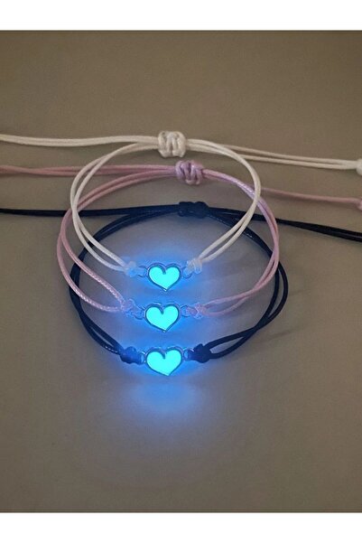 Choice 25cm B790 Luminous Heart-Shaped Accessories Good Sister Bracelet Hand-...