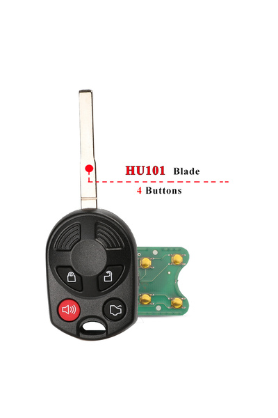 Choice8 مفتاح سيارة عن بعد 315 ميجاهرتز HU101 4BTN من jingyuqin 315/433 ميجاه...