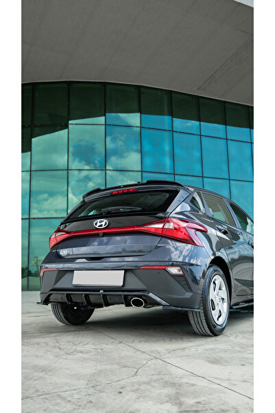 TMZ Garage Hyundai i20 2023+ Arka Flap Parlak Siyah Arka Tampon Yan Eki
