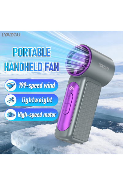 Choice Purple 2026 All-New Upgraded Handheld Cooling Folding Fan ,Powerful Wi...