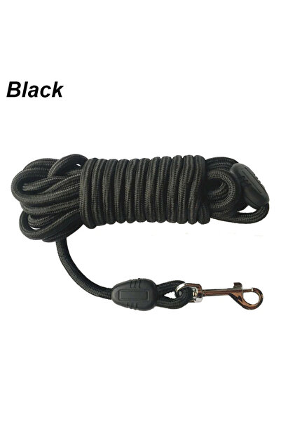 Choice4 5m Black Long Training Dog Leash 5M 10M 15M Heavy Duty Nylon Recall L...