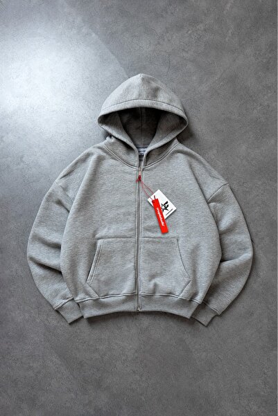 Crupt Studio Grimelanj Boxy Crop Men's Jacket Zip Hoodie