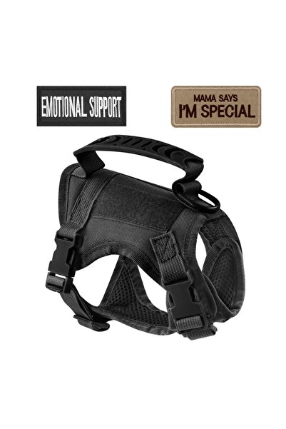 Choice7 Black set Pet Cat Clothes Cat Accessories Safe Tactical Harness Vests...
