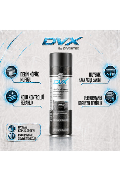 Divortex DVX by Köpük Klima Temizleyici Sprey 400 ml