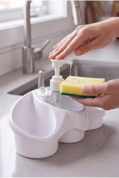 Titiz Tp-653 Suport pentru burete cu recipient pentru detergent