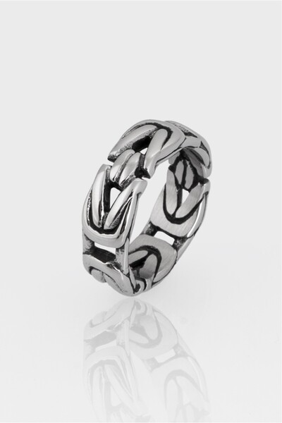 Crupt Studio King's Chain 316L Steel Men's King Ring