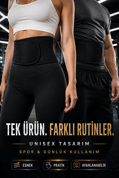 REYNEV Sauna Tightening Thermal Waist Corset Unisex Fitness Sports Casual Wai...